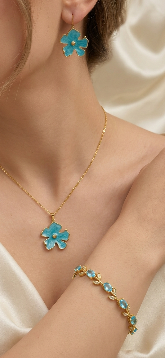 Duo d'été (bracelet motif tulipe offert)